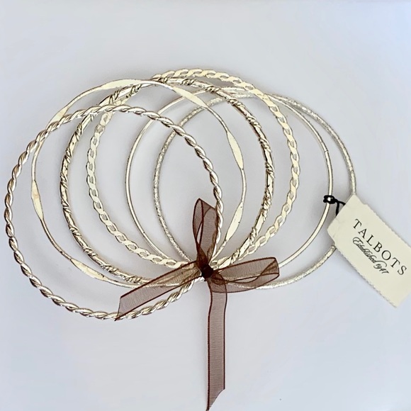 Talbots Silver Bangle Bracelets
